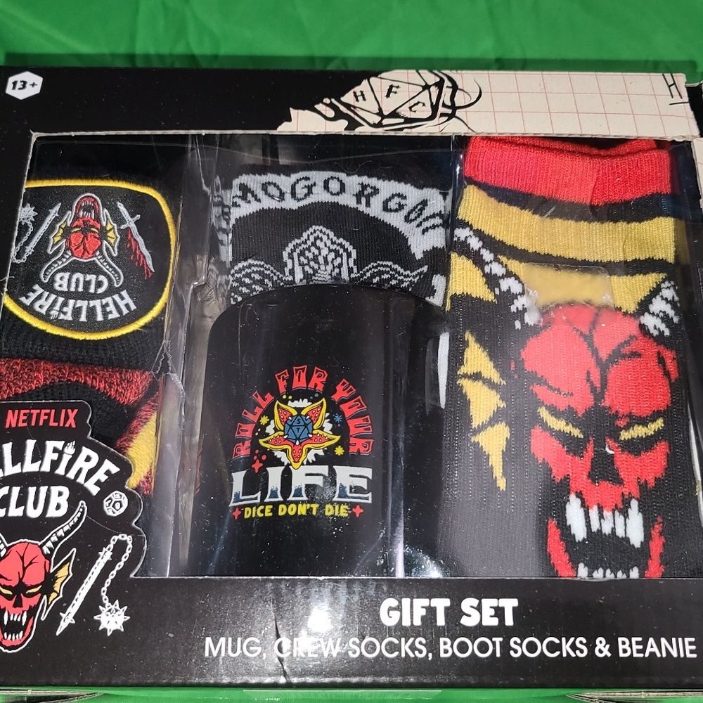 Stranger Things Hellfire Club gift Set NEW!!!!!